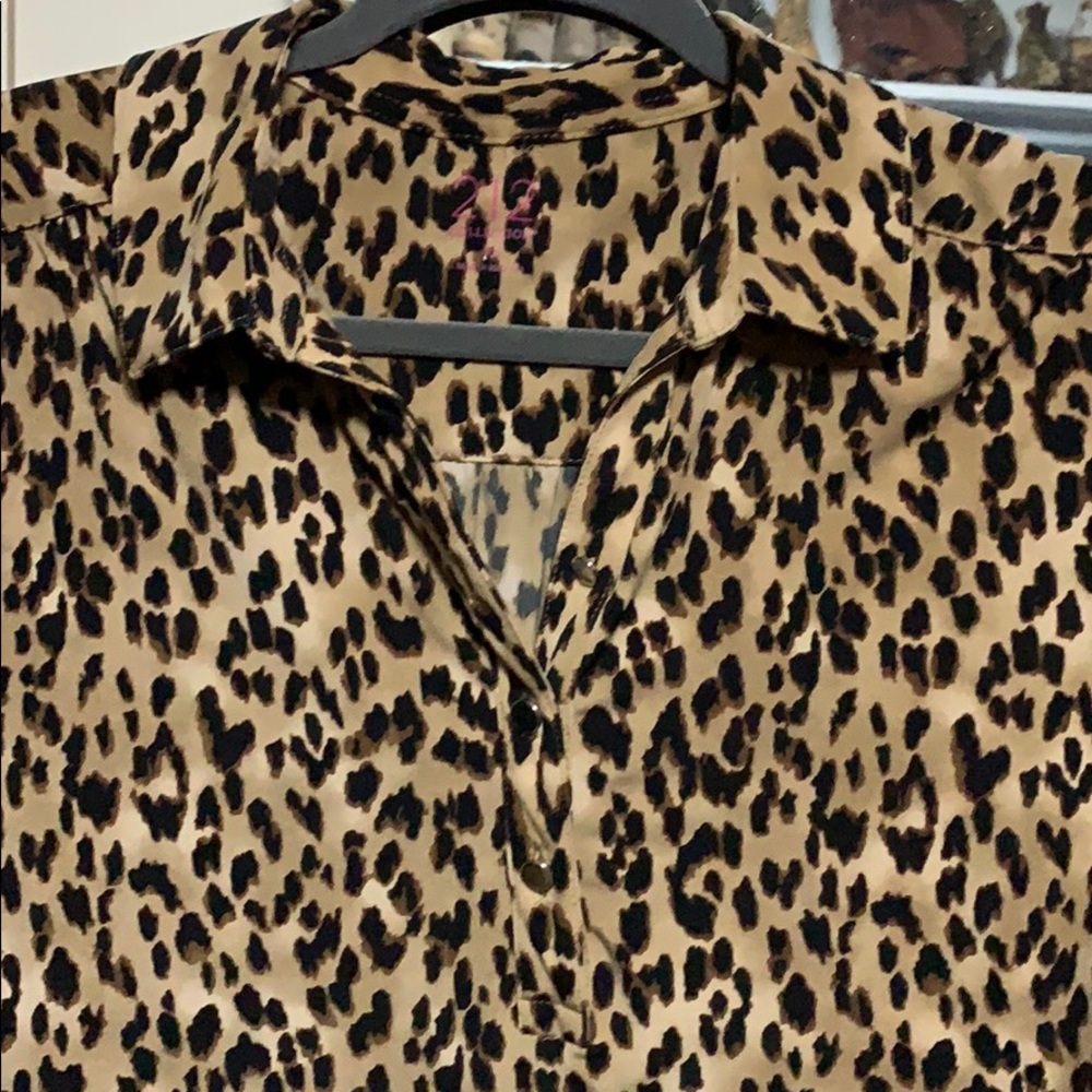 Cheetah print shirt